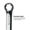 Capri Tools 8 mm WaveDrive Pro Stubby Combination Wrench for Regular and Rounded Bolts CP11750-M8SB